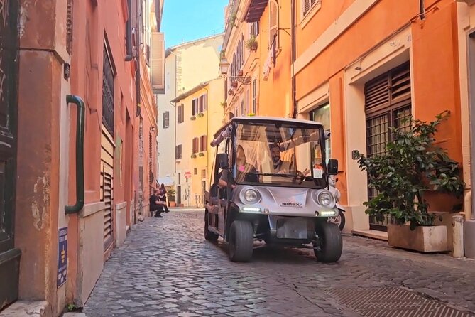 Rome Private Golf Cart and Street Food Tour - Altar of the Fatherland and Largo Argentina