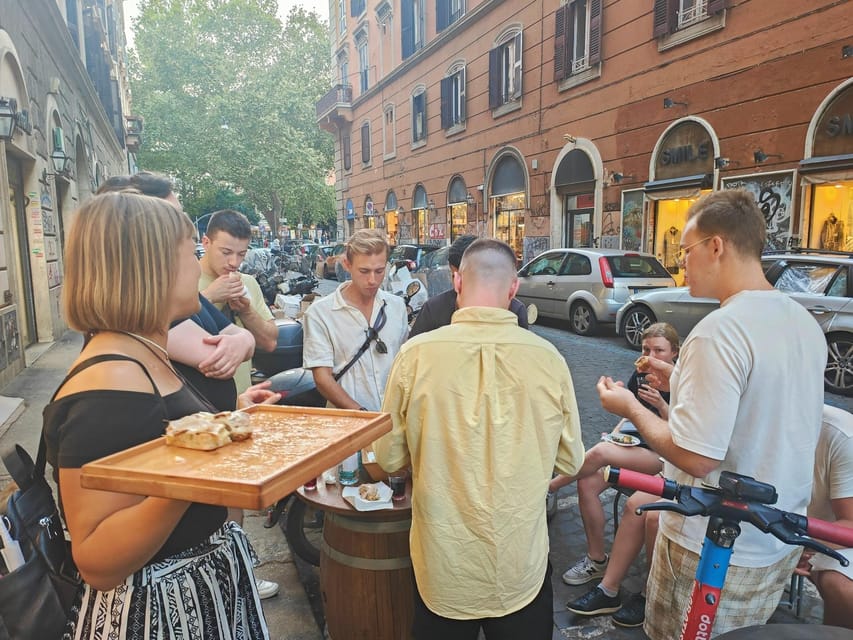 Rome: Trastevere & Campo de Fiori Street Food Walking Tour - Pizza, suppli, and the first local food stops