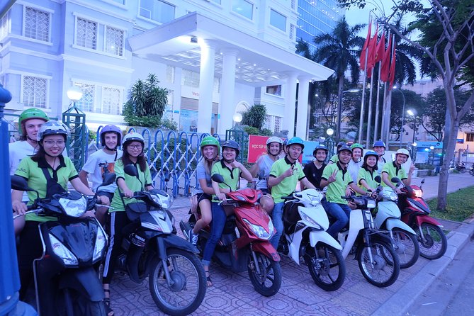 Saigon After Dark and Street Food by Motorbike and Scooter - The 5:30 pm pickup and first local dishes