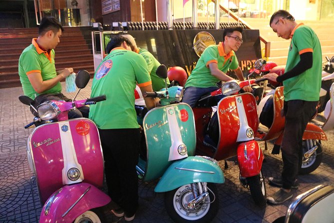 Saigon After Dark Vespa Street Food Tour + Live Music 4 hours - Banana cake and a story behind the food