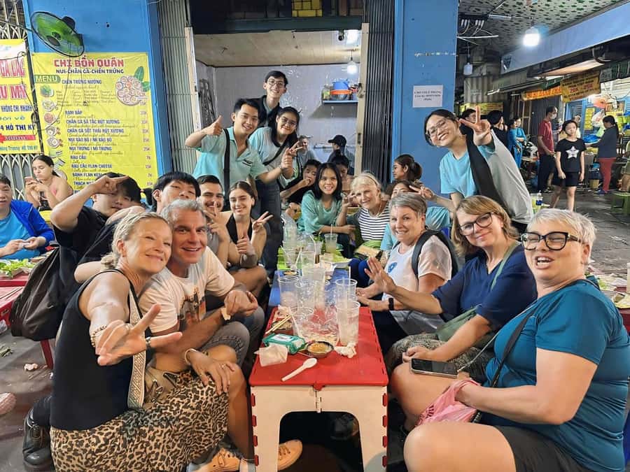 Saigon: Best Price Authentic Walking Street Food Tour - What the guides add to the evening