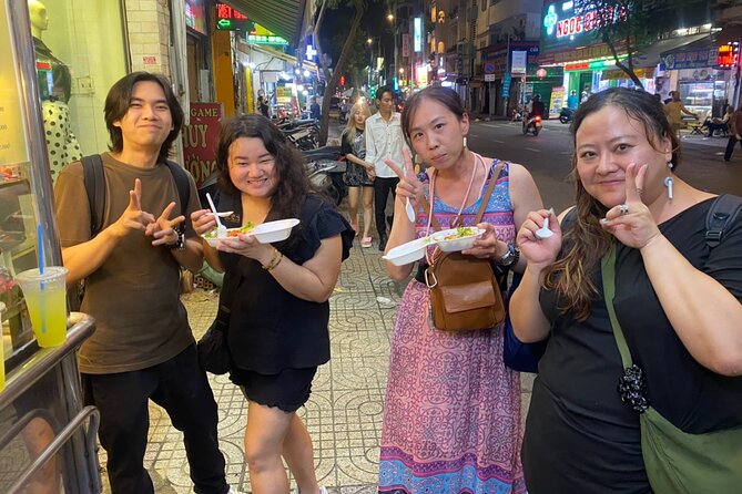 Saigon by Night: Private Street Food Walk You Can’t Miss - Vietnamese pizza and the seafood challenge