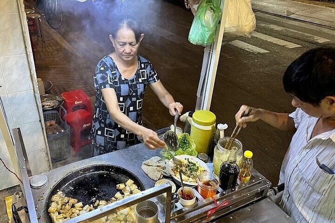 Saigon Evening Walking Street Food Tour - Finishing at the Night Flower Market