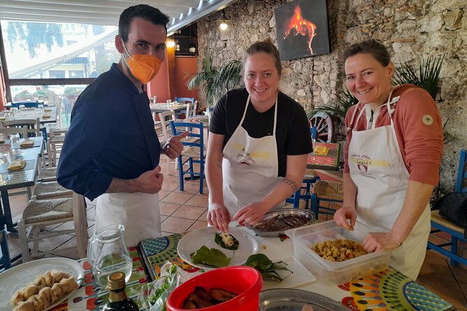 Sicilian Cooking Class in Taormina - The lunch: four to six dishes made by the group