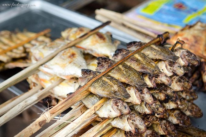 Siem Reap Evening Street foods Tours by Tuk Tuk - Fried crickets and other foods outside your comfort zone