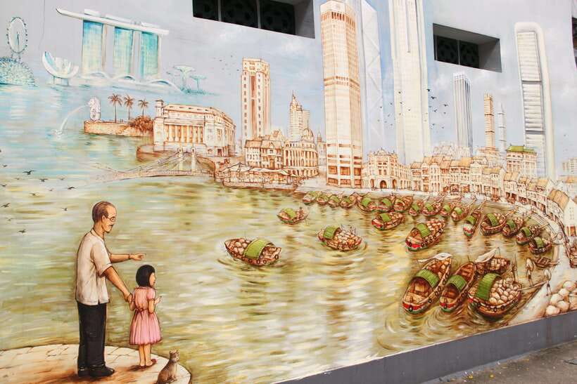 Singapore: Hawker Culture Food Tour and Sightseeing - The walk to Lau Pa Sat