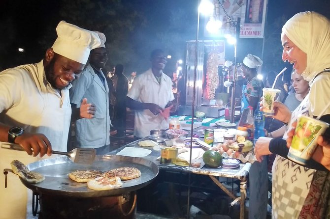 Stone Town Evening Walk Tour With Visit Food Markets - Africa House and the sunset pause