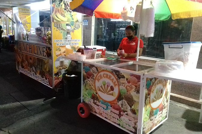 Street Food and a Taste of Trinidad Night life - Aripita Avenue and the Port of Spain night