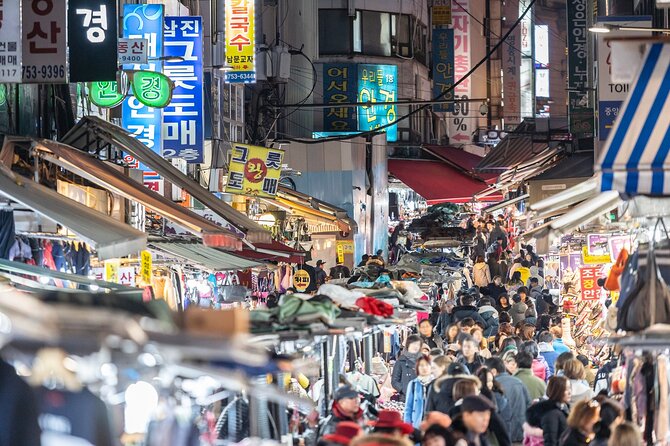Street Food Fiesta in Namdaemun Market - The food lineup: noodles, dumplings, sweets, and spice