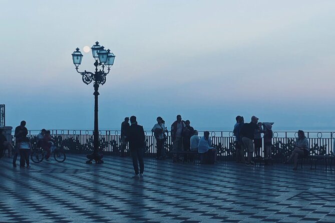 Taormina Cultural Walk and Street Food Experience - Arancino first, with a choice of fillings