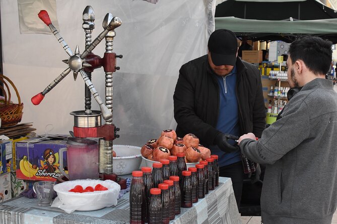 Tashkent Vegan Street Food Tour - Chorsu Bazaar and the potato pastry in tomato sauce