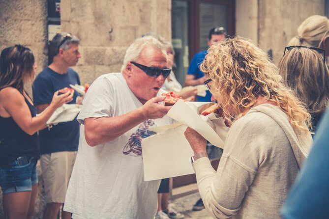 The Original Street Food Walking Tour in Bari - Deli meats, cheese, and a small glass of wine