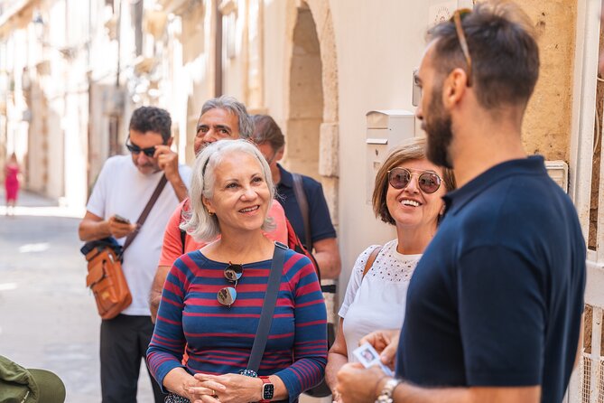 The Street Food Tour with a Local Guide in Ortigia! - Syracuse. - Lemon granita and cannolo on Via Trento