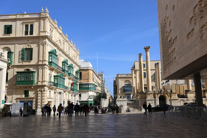 The Valletta Street Food and Culture Walking Tour - Castille Square and Auberge d’Italie