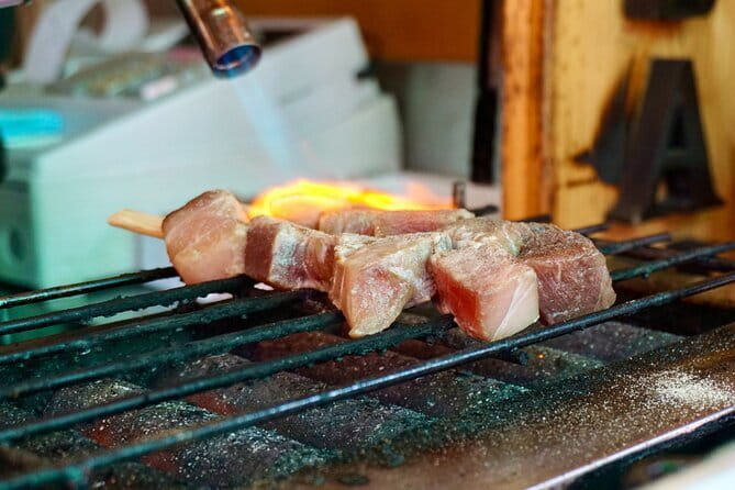 Tokyo Fish Market Food Tour: Street Food & Friendly Guide - Starting at Hoshino Coffee in Tsukiji