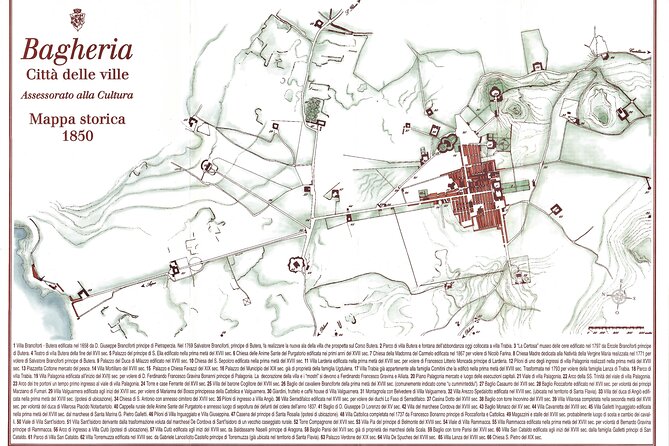 Tour of Villa Palagonia and Street Food itinerary in Bagheria - Palazzu Cutò and Bagheria’s Baroque setting