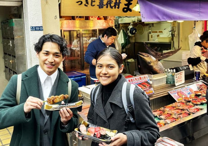 Tsukiji Fish Market: Street Food & Culture Walking Tour - What you may taste at Tsukiji