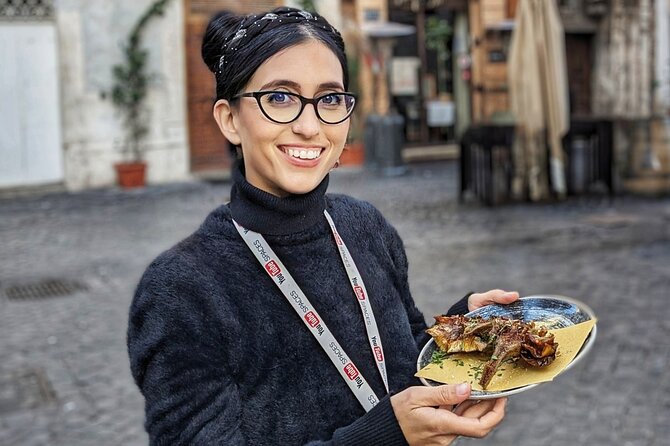 Vegan Street Food Tour in Rome - The Theatre of Pompey, hiding inside a pizzeria
