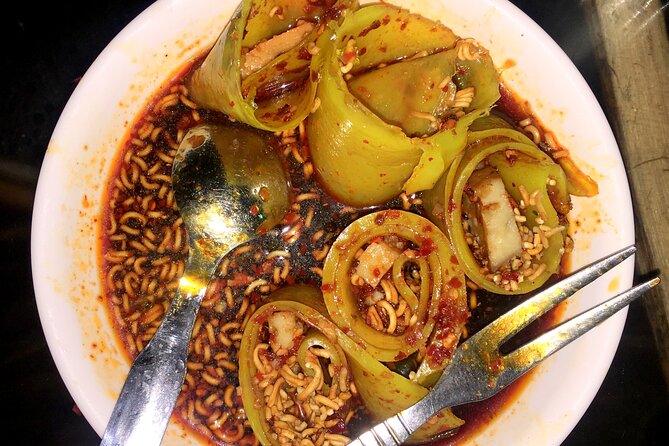 Walking Street Food Tour and 2 UNESCO Sightseeing in Kathmandu - Eating your way through Asan Market